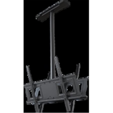 Dynamicfunction Complete Ceiling Installation Kit With 3 Ft. Fixed Extension Drop For 37 In. Flat Panel Screens DY2212828